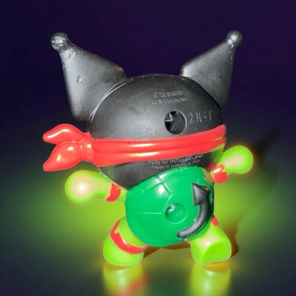 TMNT X McDonald Happy Meal Toy Hello Kitty Kuromi Hello Kitty X  Rapheal A34 - Picture 3 of 3